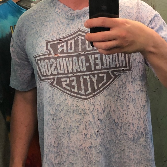Harley Davidson VINTAGE purple t shirt